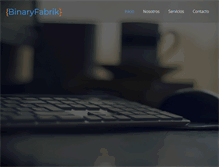 Tablet Screenshot of binaryfabrik.com